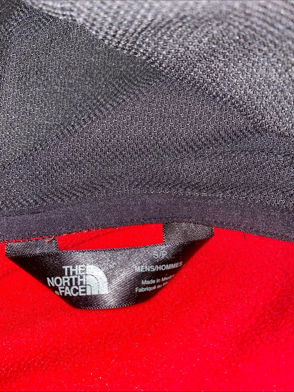 The North Face Men's Pullover Hoodie - Bright Red. Size small.